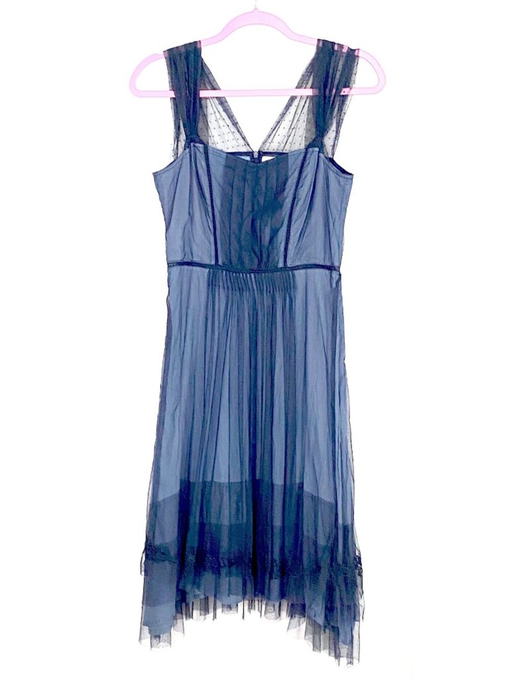 Age of Love dress by Nataya in Indigo Blue Sz Small - Vintage